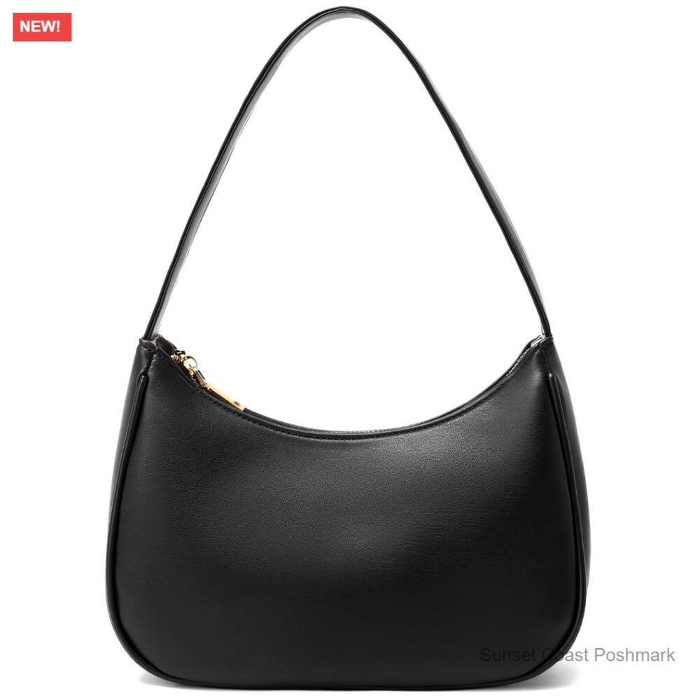 Cute Hobo Tote Handbag Mini Clutch Purse with Zipper Closure Vegan